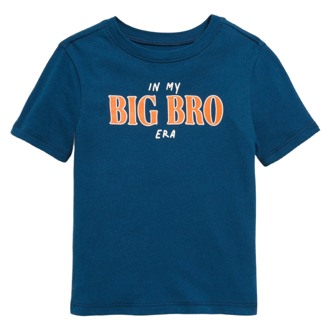 Old Navy Big Brother Era Graphic T-Shirt Short Sleeve Toddler Boy Unisex NWT