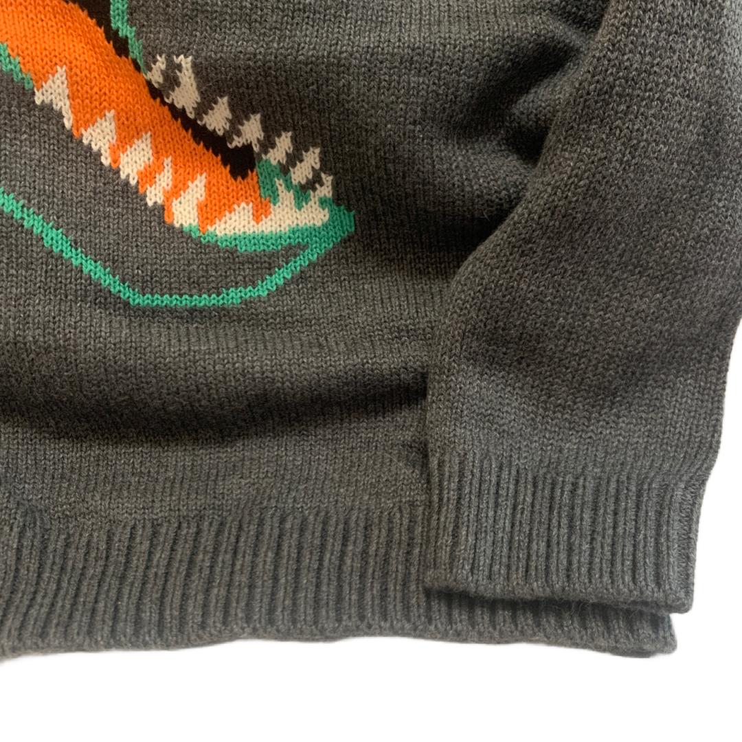 Old Navy Dino Sweater Toddler Size 2T Dinosaur Crew Neck Gray New $27 Retail