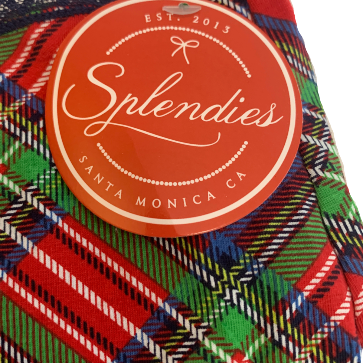 Splendies 1 Pair of Boyshort Panties in Carol Plaid Cotton/Spandex Size 4x NWT
