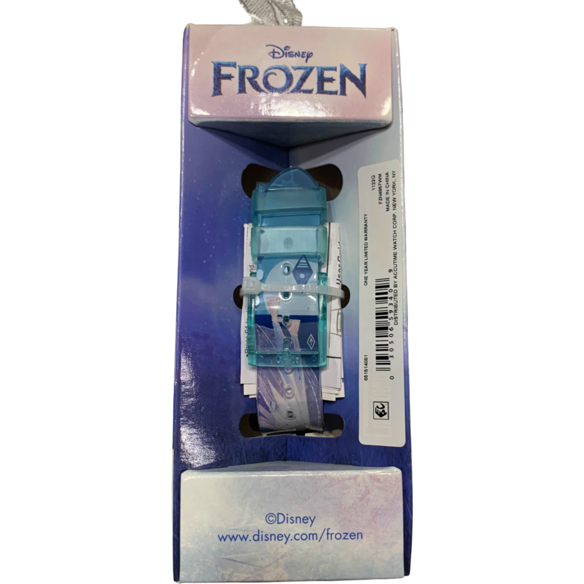 Disney FROZEN Princess Elsa & Anna Flashing LCD Watch Round Face Kids NEW In Box