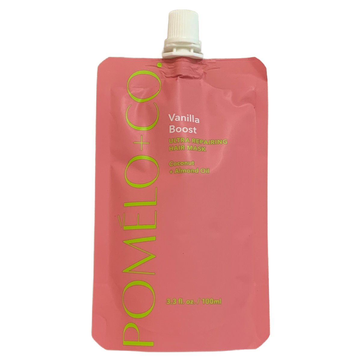 Pomélo + Co. Vanilla Boost Ultra Repairing Hair Mask Coconut + Almond Oil 3.3 oz