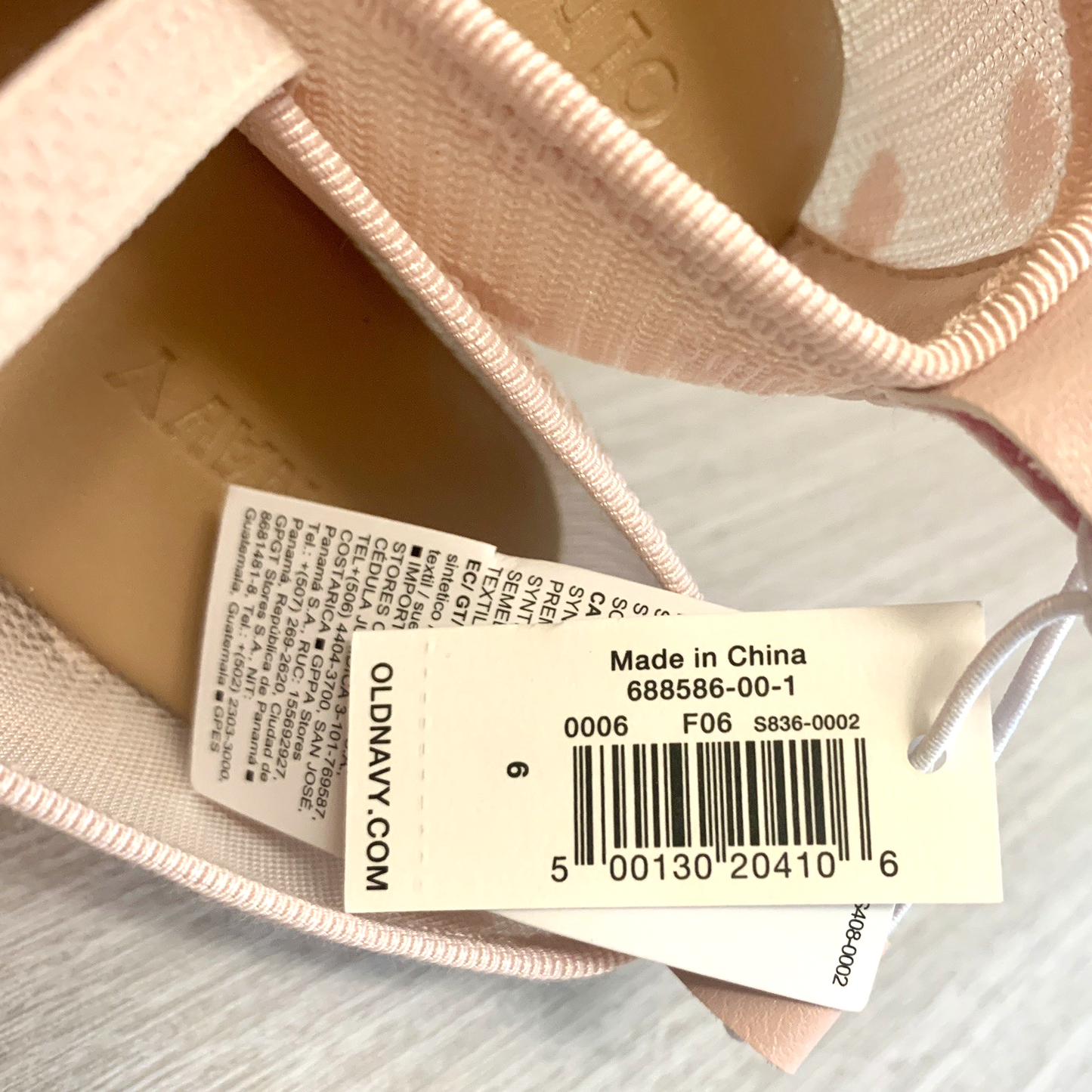 Pink Mesh Ballet Flats for Toddler Girls Size 6 Polka Dot NWT
