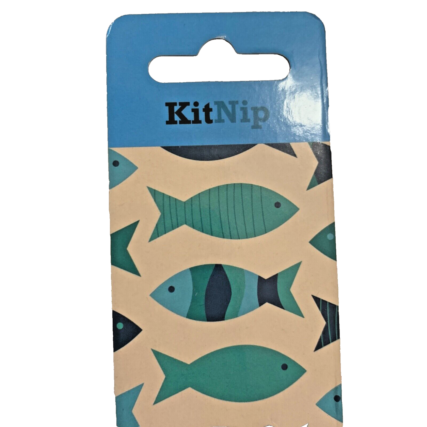 KitNip Box Kitty Cat Interactive “Catch The Fishes” Edamame Wand With Bell New