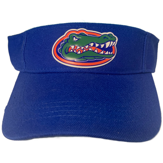 University of Florida Gators Sun Golf Visor Adjustable Hat Cap Men Women Blue