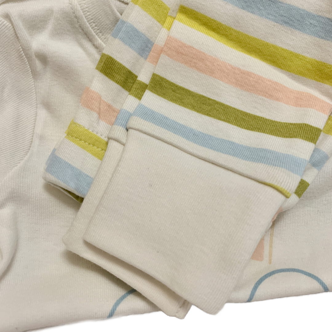 2pc Baby Snug Fit PJs Size 12-18 Months Short Sleeve Top & Pants New Bunny Set