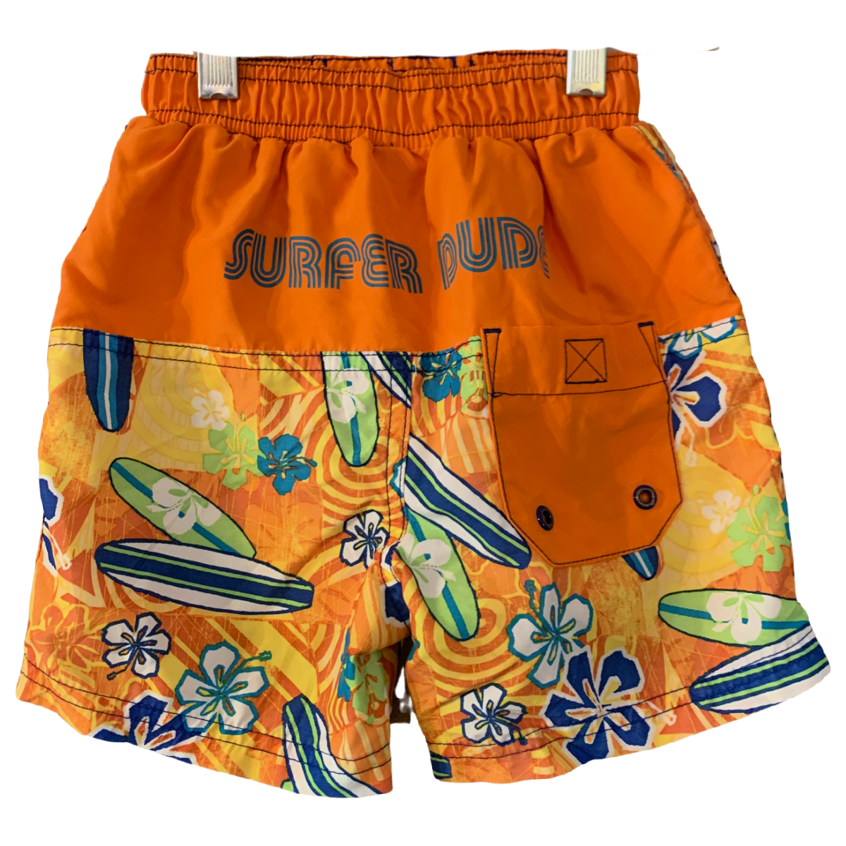 Lot of 2 Sand N Sun Toddler Boys Size 3T Swim Trunks Mesh Brief Lining Elastic