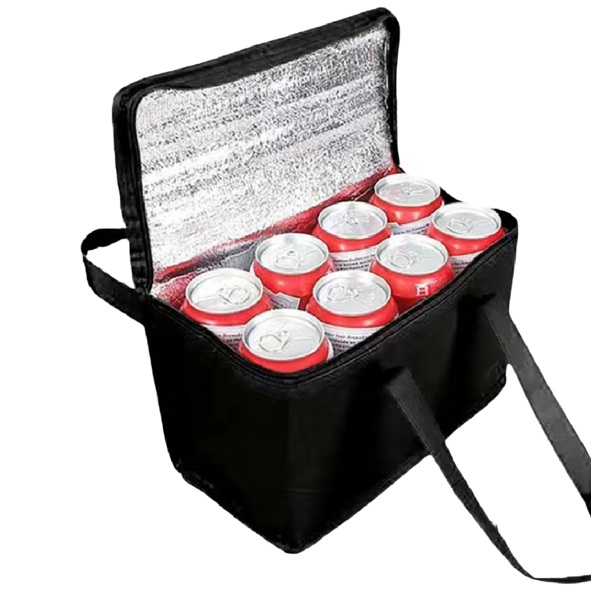 Portable Lunch Cooler Folding Fabric Bag Insulation Food Thermal Beach Bag NEW