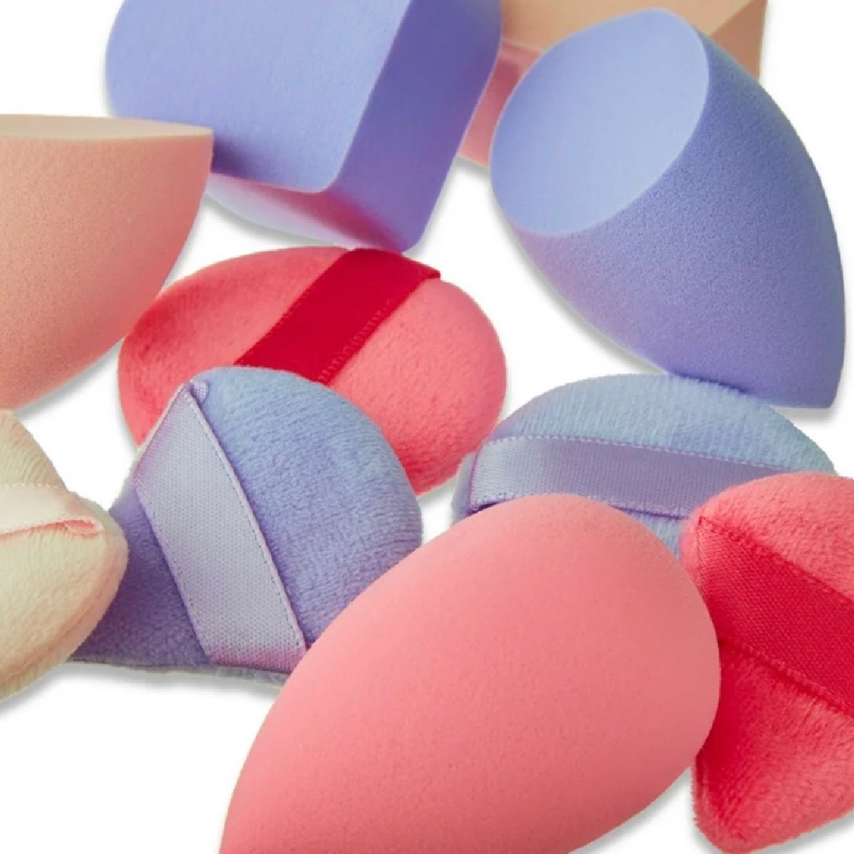 Bridgerton True Love 10 Piece Makeup Blending Sponges & Powder Puffs New Set