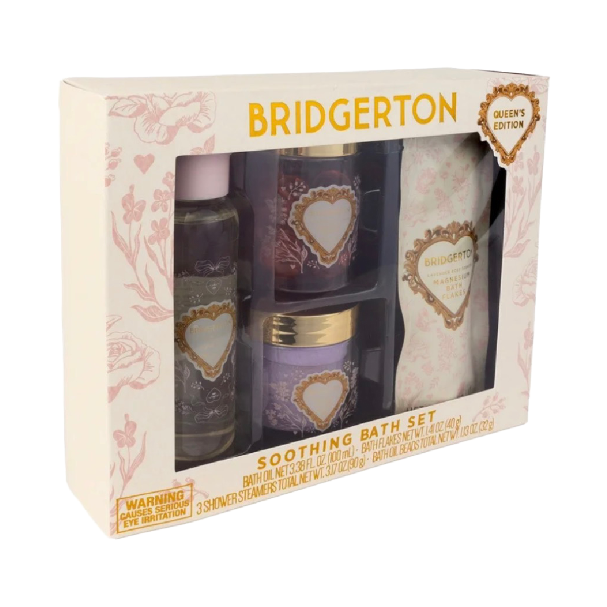 Bridgerton Soothing Bath Set Queens Edition - Flakes Oil Beads Steamers SEALED