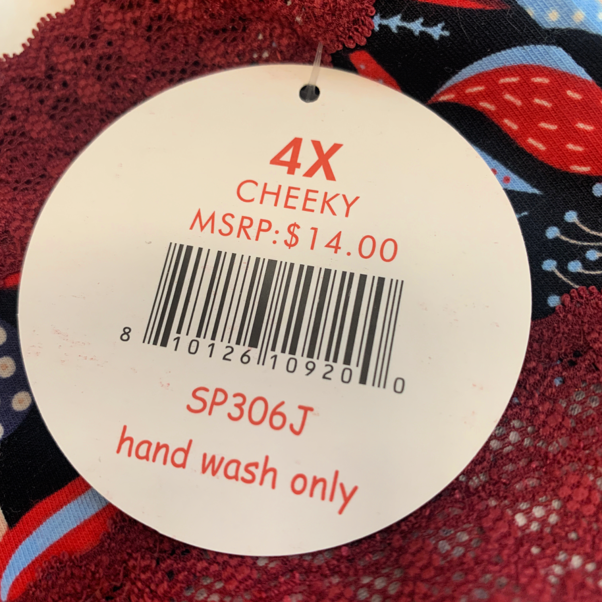 Splendies Summer Wonderland Cheeky Panties Size 4x Cotton Lot of 2 New Pairs