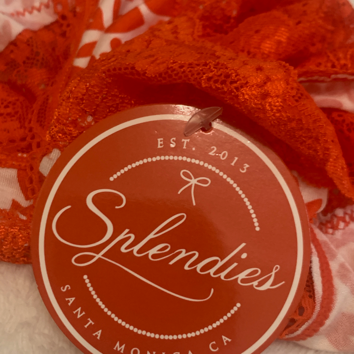 Splendies Valentine Hearts Thong Panties Size 4x Silky Rayon New Pair Underwear