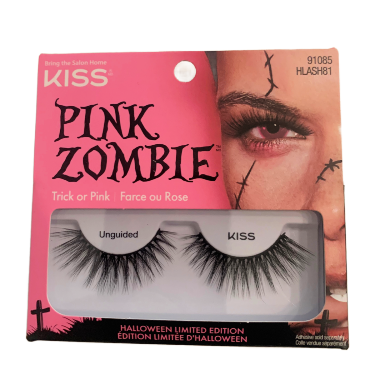 KISS Pink Zombie False Eyelashes Limited Edition HLASH 79, 80, 81 New Lot of 4