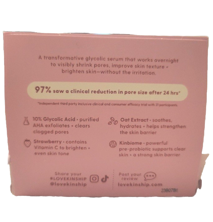 Kinship Self Smooth 10% Glycolic Resurfacing Serum 0.2 fl oz