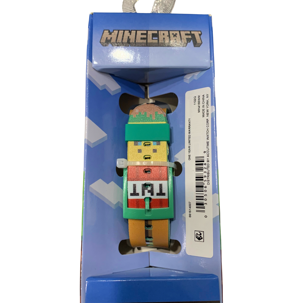 MINECRAFT Green LED Watch Octagon Face Digital Unisex Kids NEW