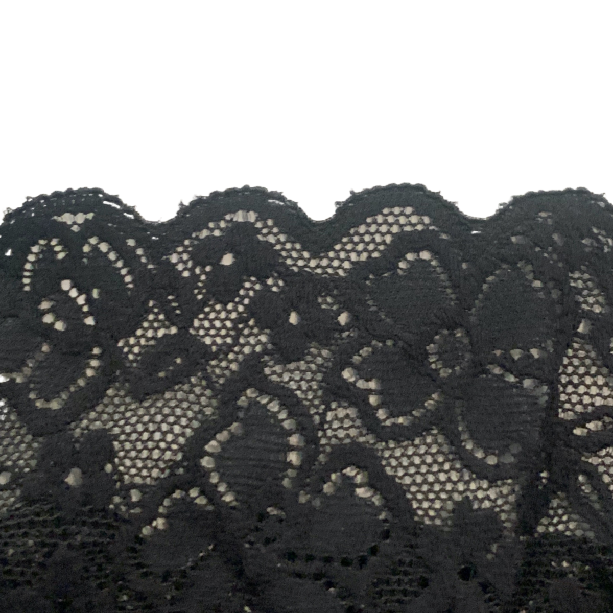 Lace Cheeky Bikini Panties Size Large (12/14) Low-Rise Black Underwear NEW