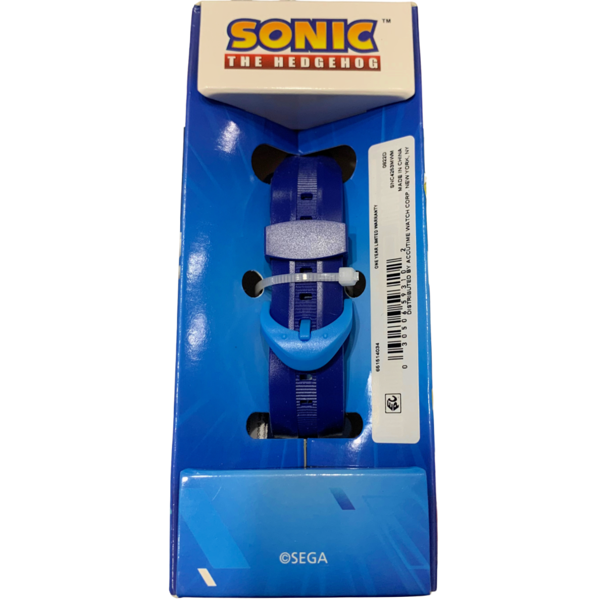 Sega SONIC THE HEDGEHOG Flashing LCD Watch Round Face Unisex Kids Boxed New