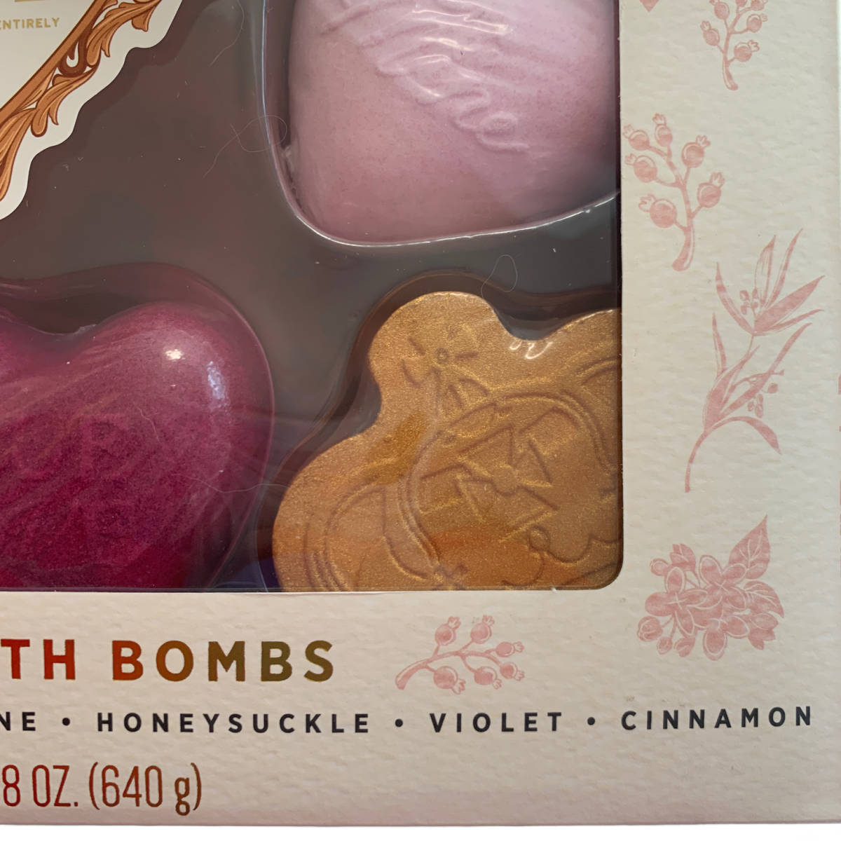 Bridgerton True Love 8 Scented Bath Bombs Honey, Rose, Lavender, Jasmine Sealed