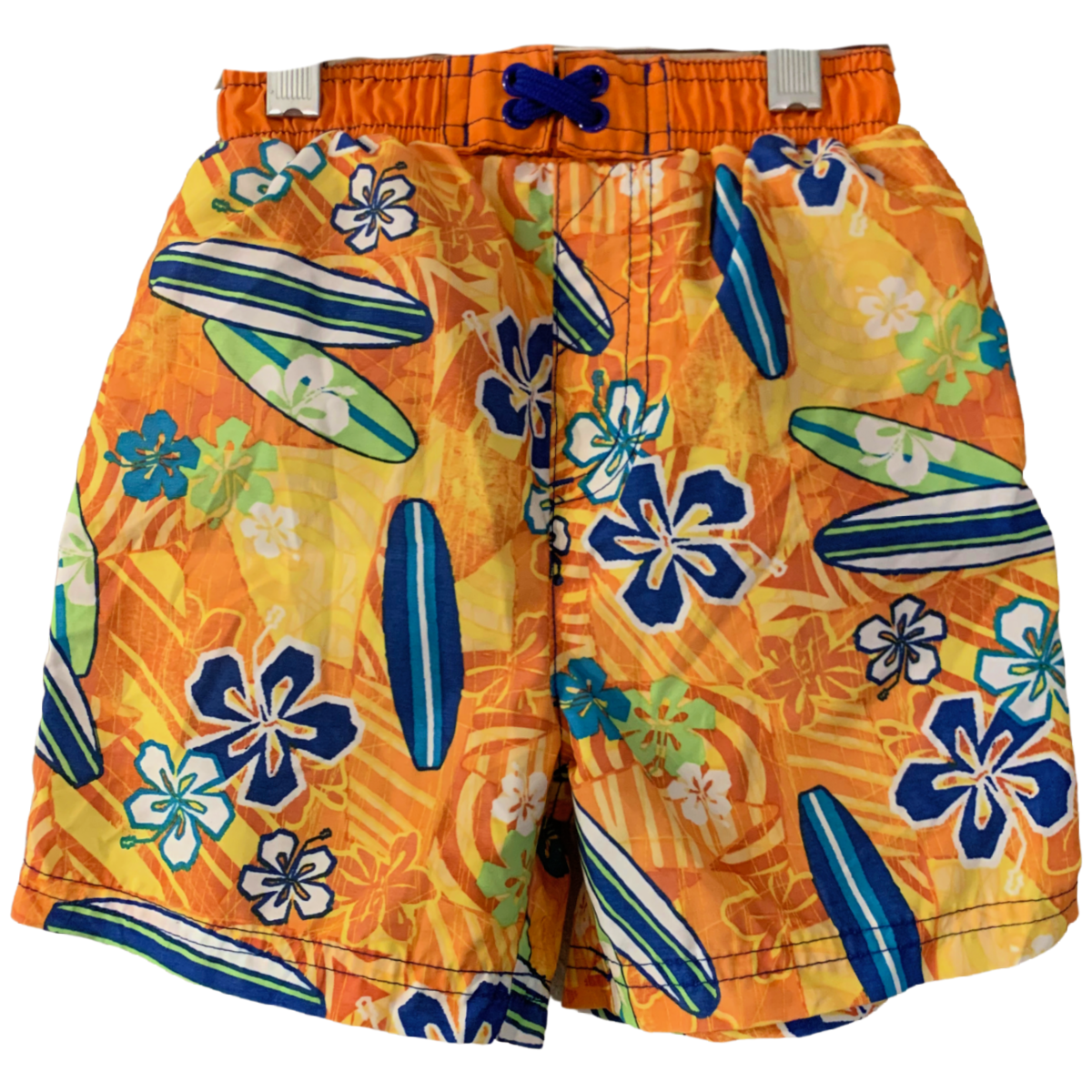 Lot of 2 Sand N Sun Toddler Boys Size 3T Swim Trunks Mesh Brief Lining Elastic