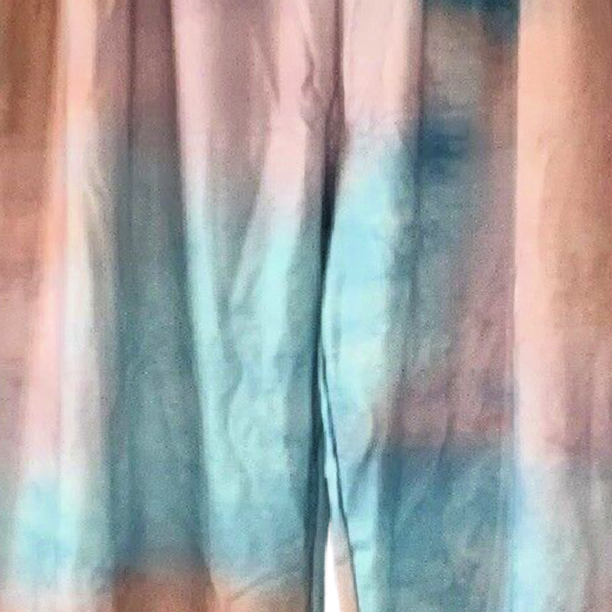 High Rise Tie Dye Jogger Lounge Pants Size XL Soft Stretchy Knit Drawstring NWOT