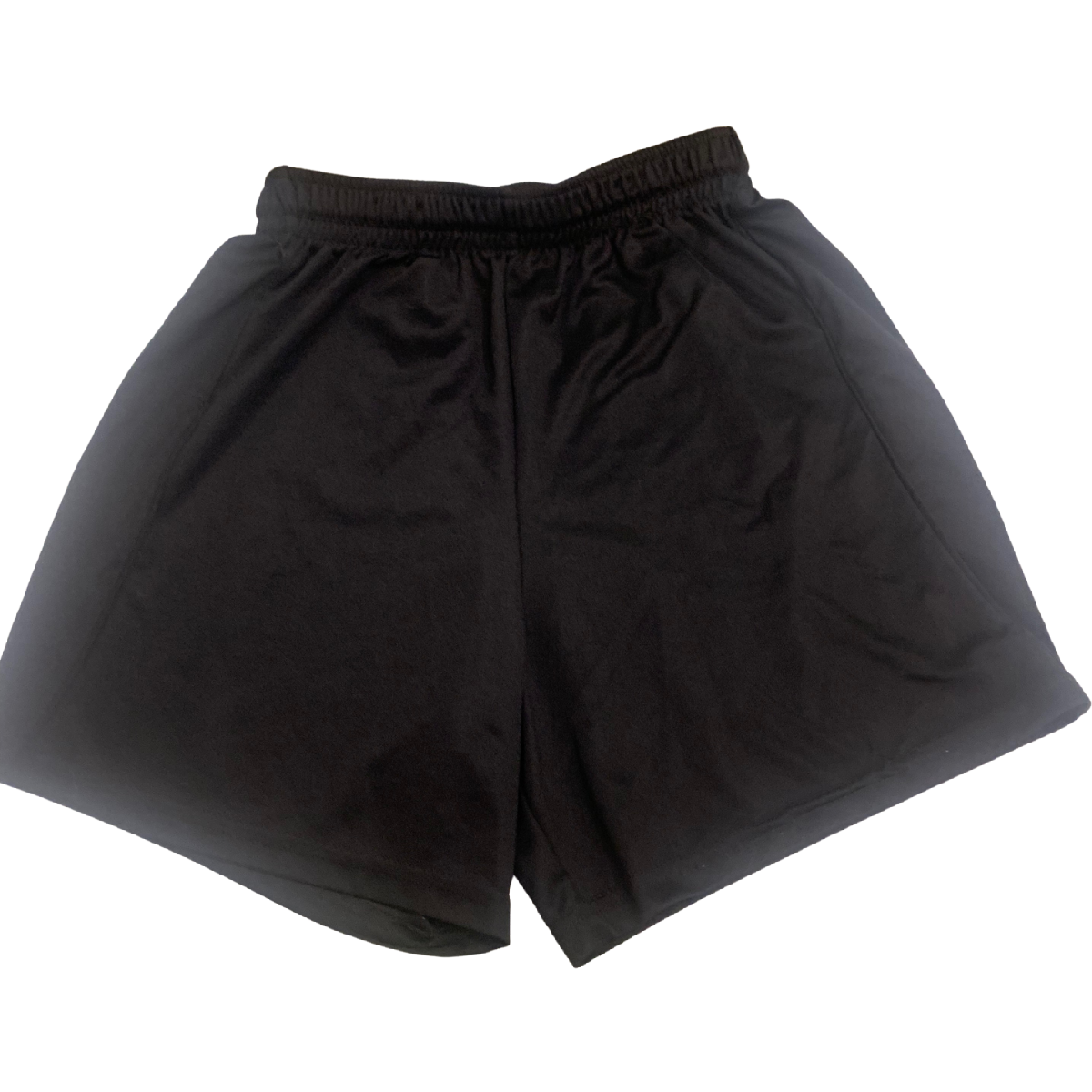 Augusta Sportswear Youth L Athletic Soccer Shorts Black Drawstring Elastic Waist