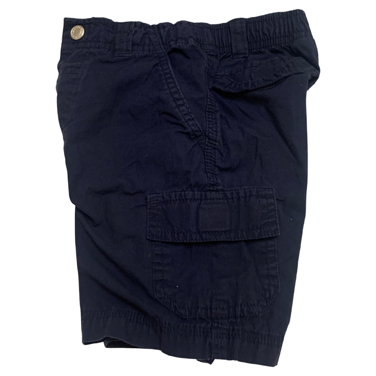 Lot of 2 Toddler Boys Shorts Size 3T Maroon & Navy Blue Elastic Adjustable Waist