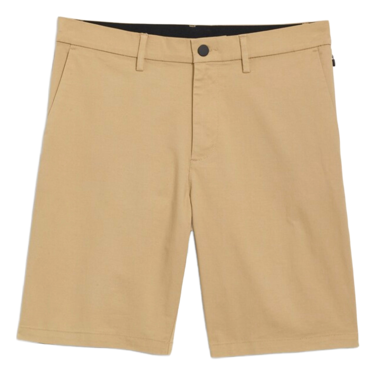 9" Inseam Slim Ultimate Tech Chino Shorts Men Size 54 Light Khaki Zip Pocket NWT