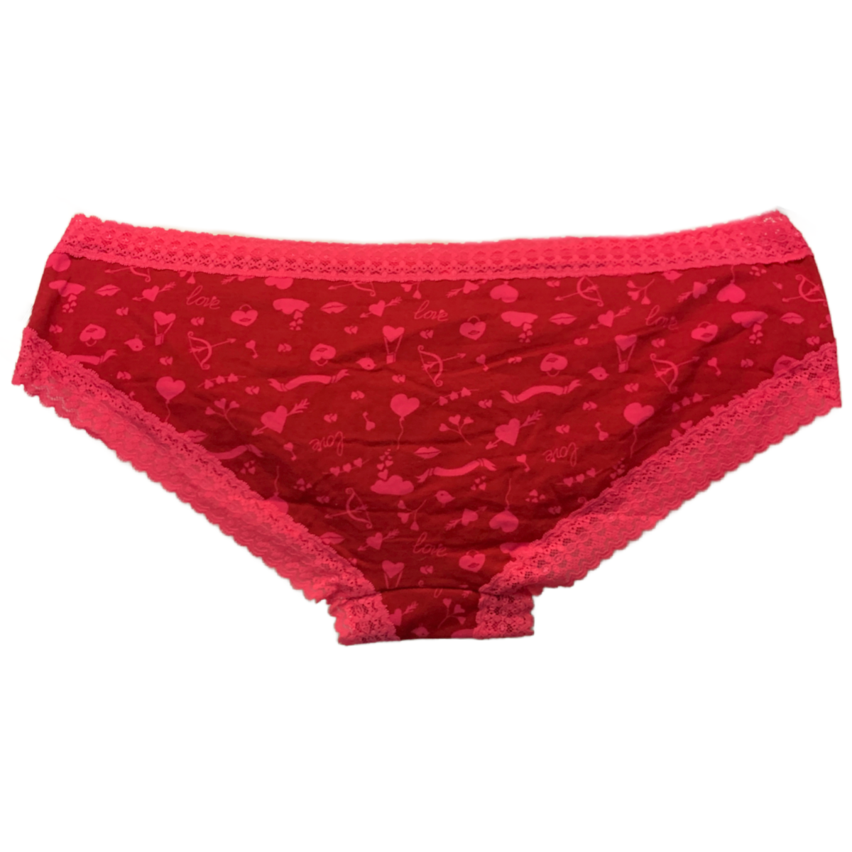 Splendies Love Valentine Cupid Arrow Cheeky Panties 4x Cotton Lot of 3 New Pairs