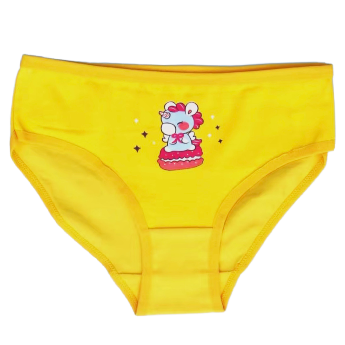 Lot of 4 Pairs of Cotton Brief Panties Stretchy Underwear Girls Unisex Boys NEW