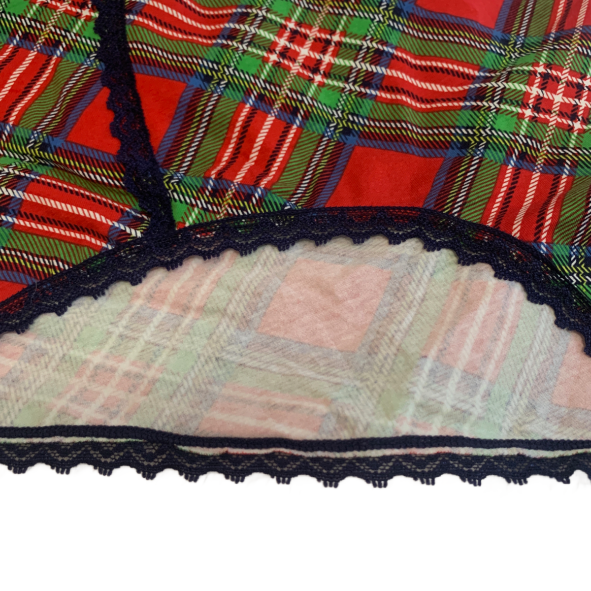 Splendies 1 Pair of Boyshort Panties in Carol Plaid Cotton/Spandex Size 4x NWT