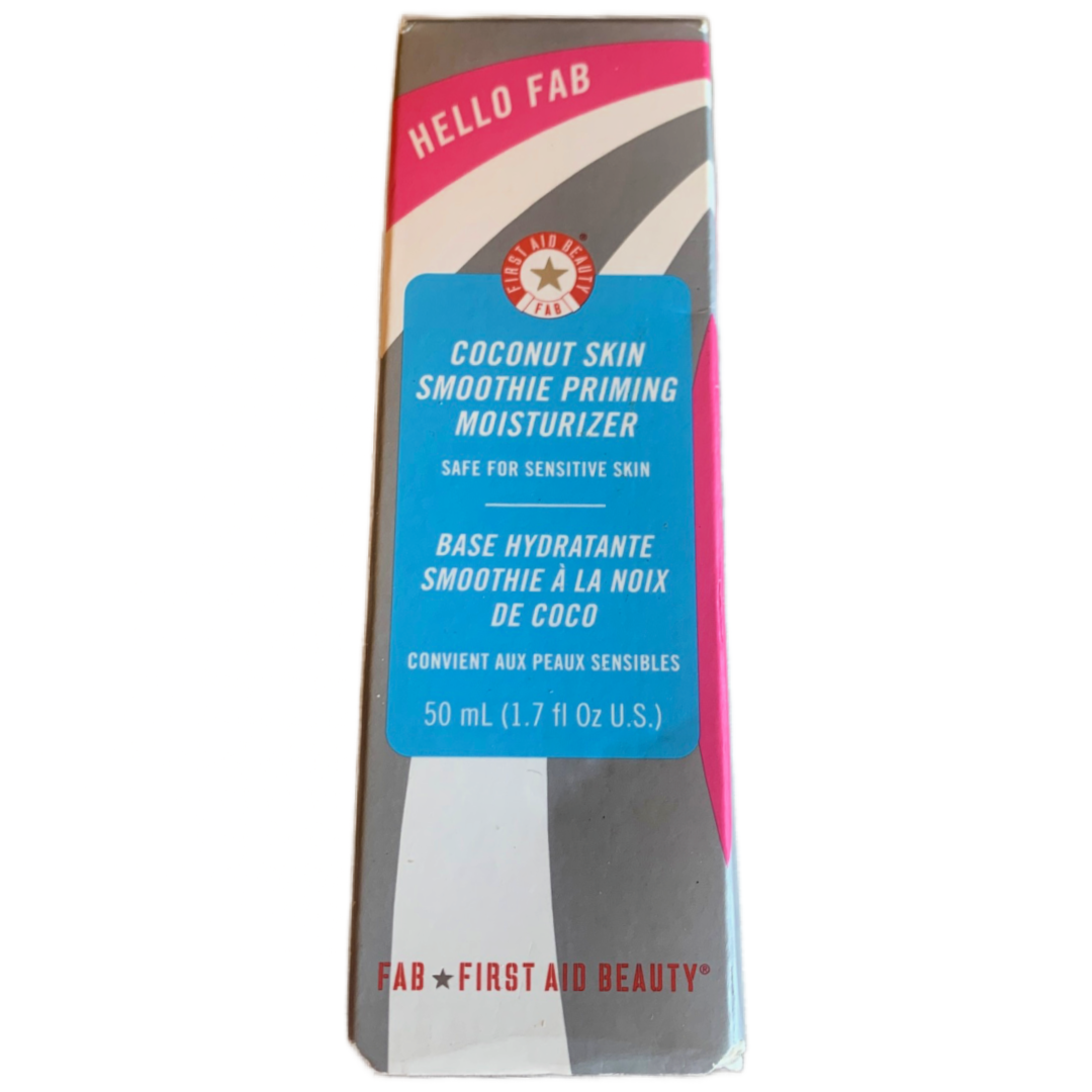 First Aid Beauty Hello Fab Coconut Skin Smoothie Priming Moisturizer 1.7oz New