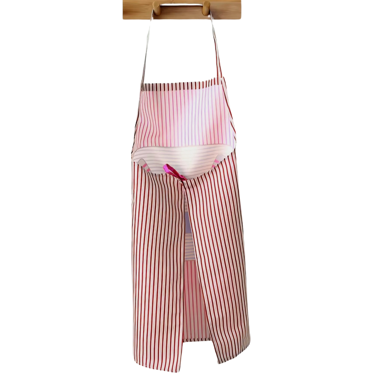 Striped Pig Print Bib Apron Kitchen BBQ Baking Farm Animals Everyday NEW