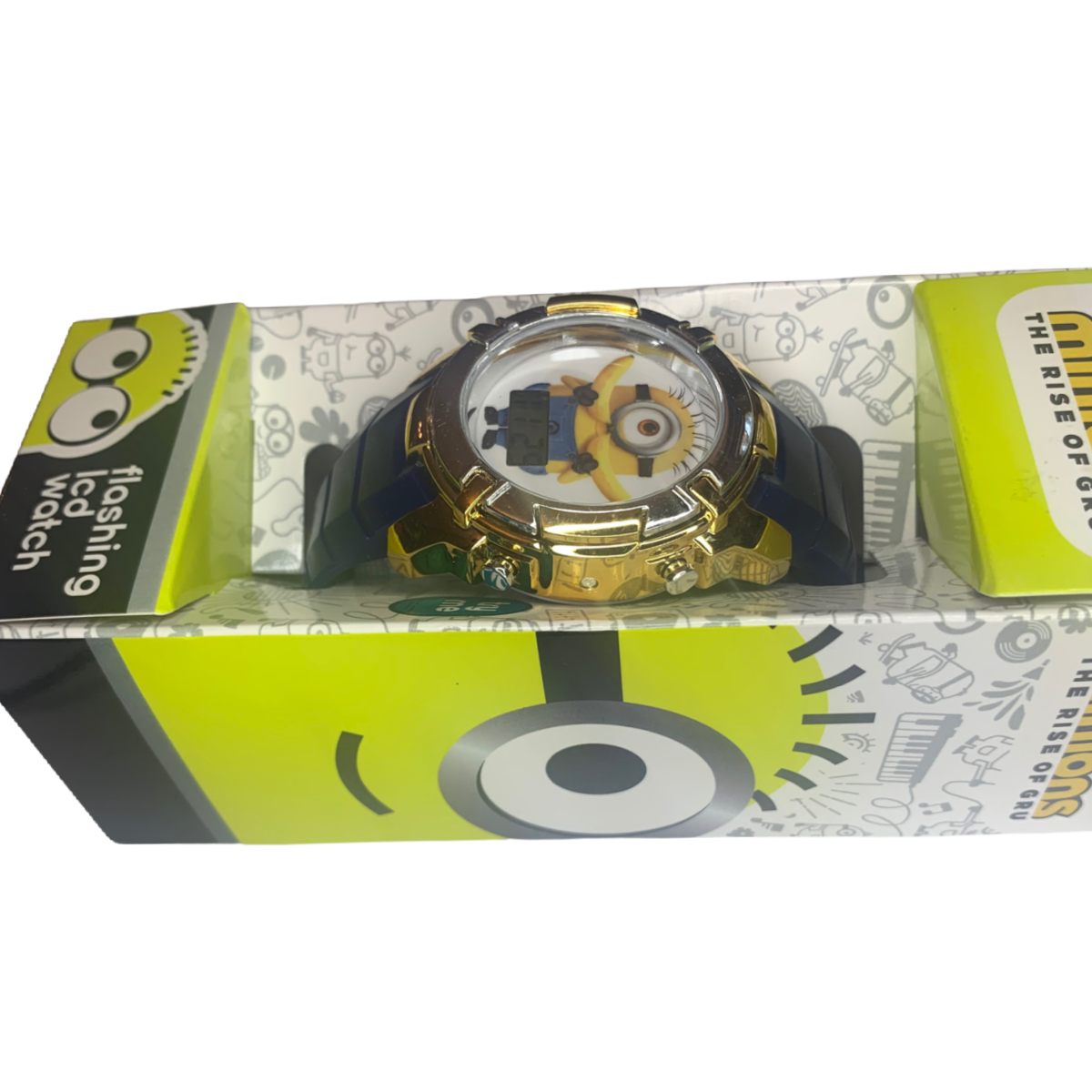 Illumination MINIONS The Rise Of Gru Bananas Flashing LCD Watch Unisex NEW