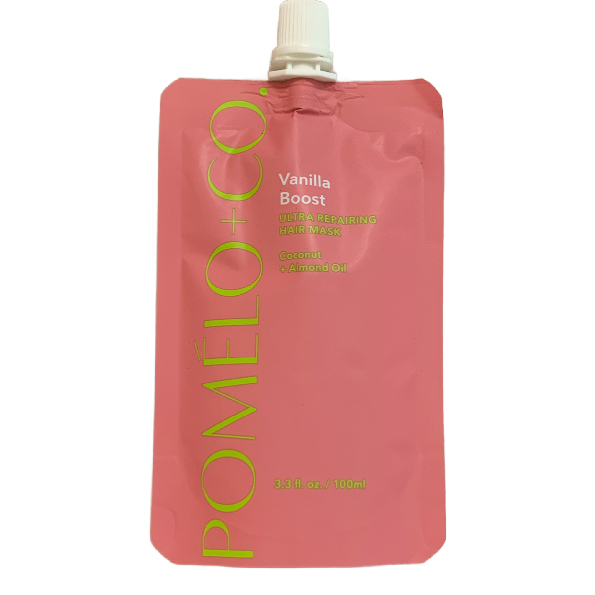 Pomélo + Co. Vanilla Boost Ultra Repairing Hair Mask Coconut + Almond Oil 3.3 oz