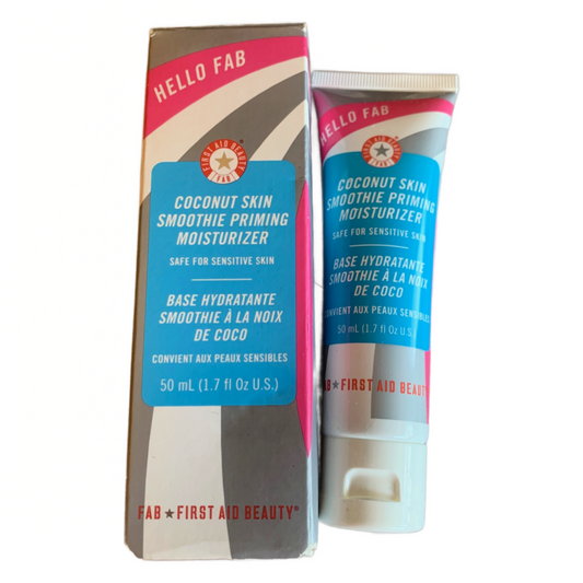 First Aid Beauty Hello Fab Coconut Skin Smoothie Priming Moisturizer 1.7oz New