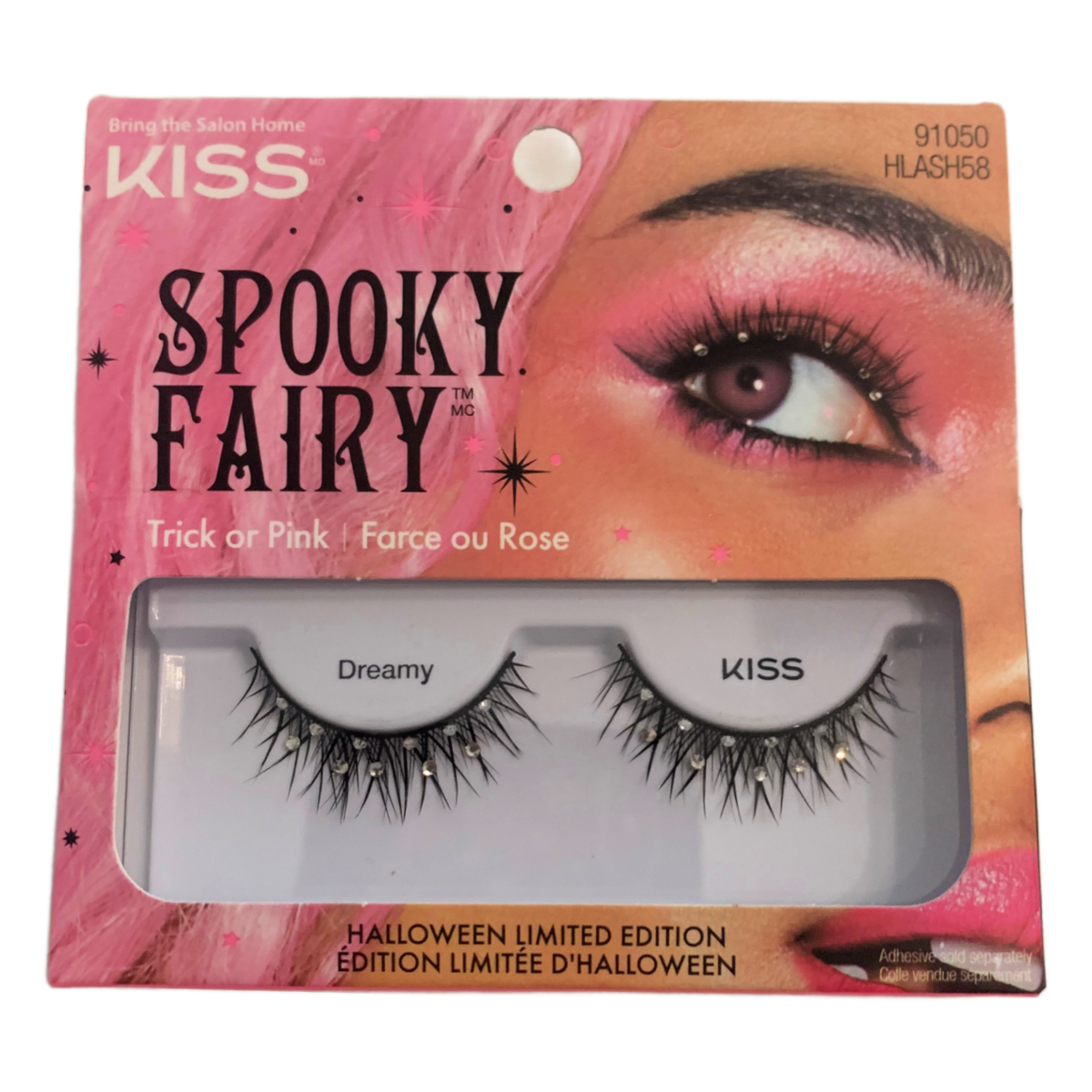KISS Zombie Spooky Fairy Halloween False Eyelashes Ltd. Ed. HLASH 58, 61, 62, 78
