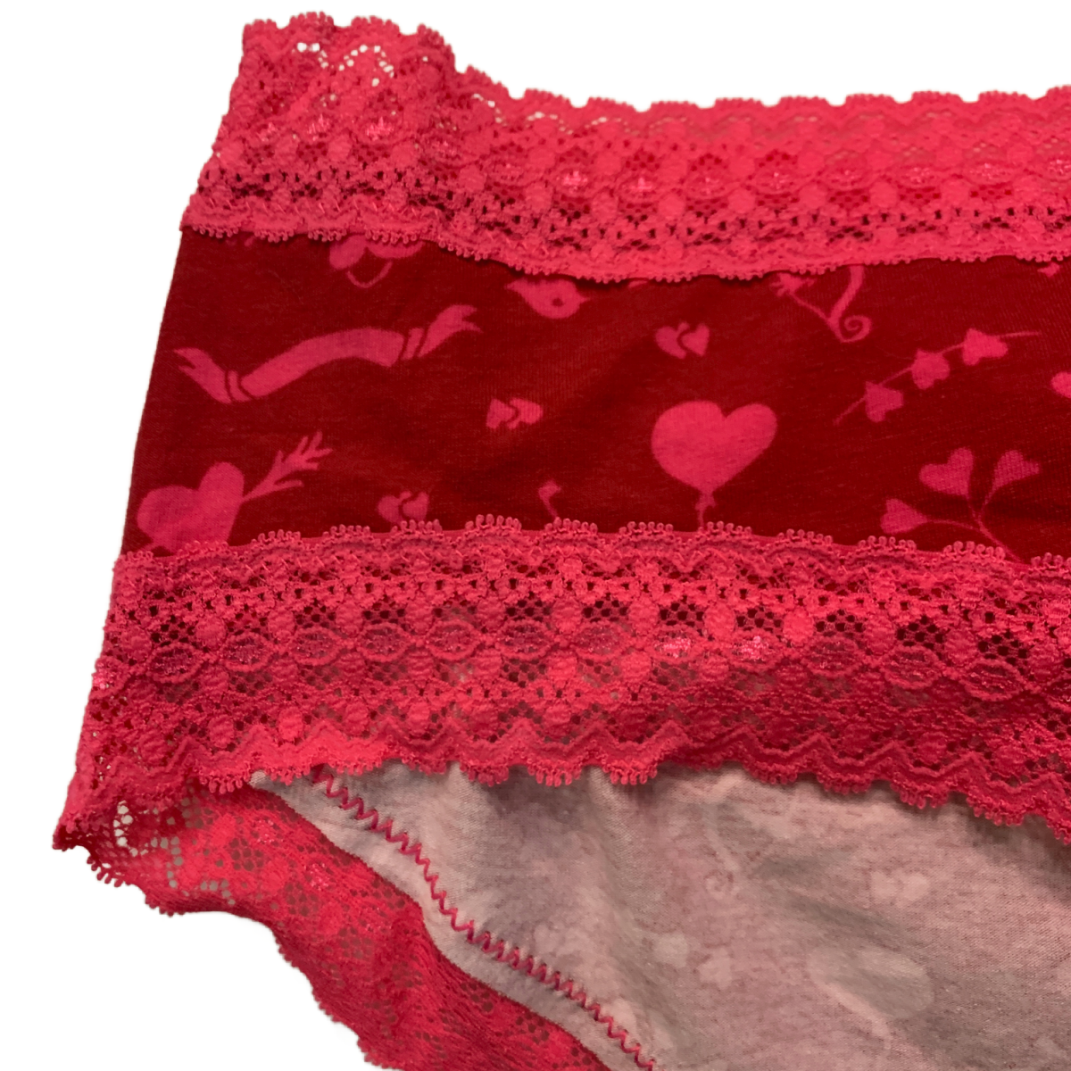 Splendies Love Valentine Cupid Arrow Cheeky Panties 4x Cotton Lot of 3 New Pairs