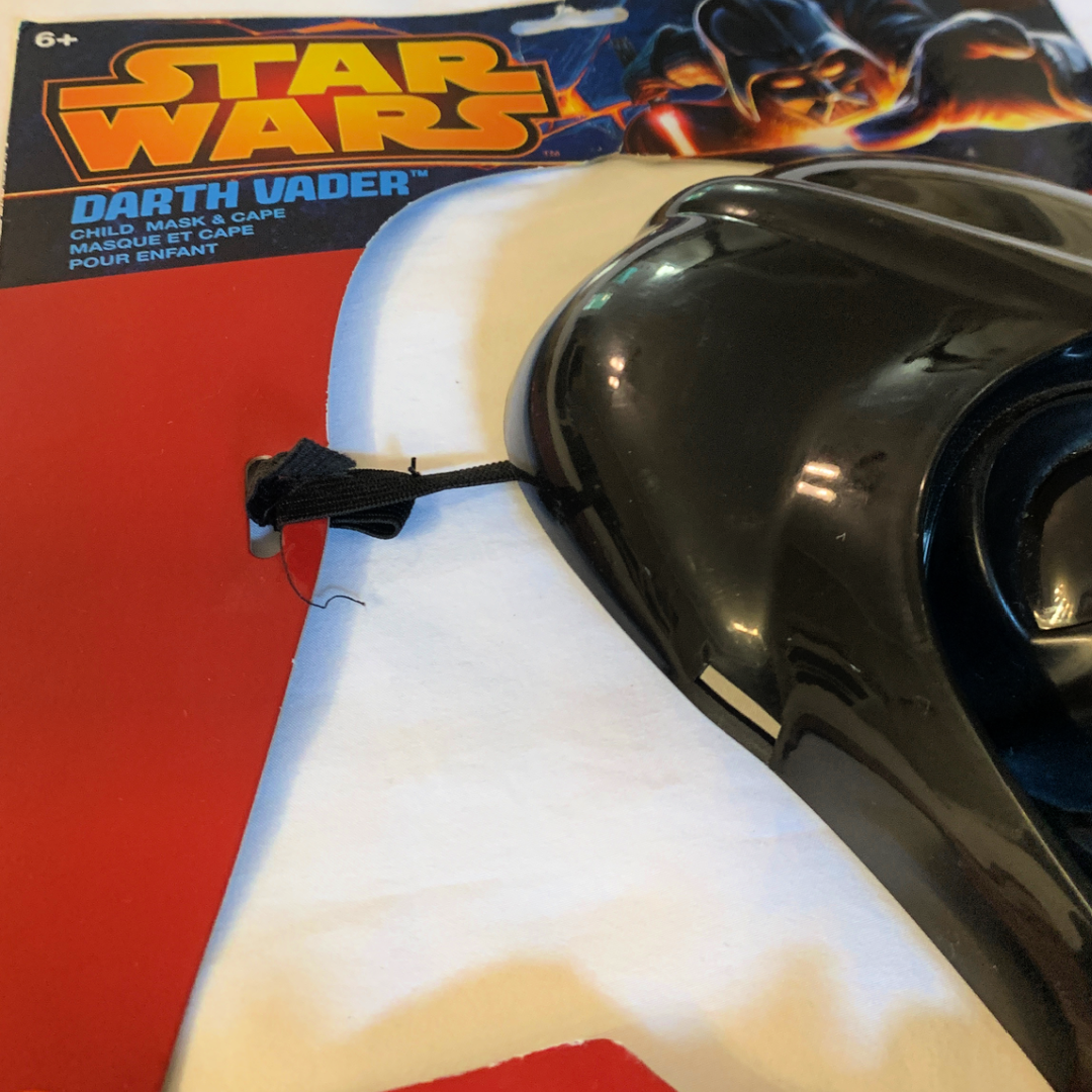 Star Wars DARTH VADER Halloween Child Costume Mask & Cape Set New