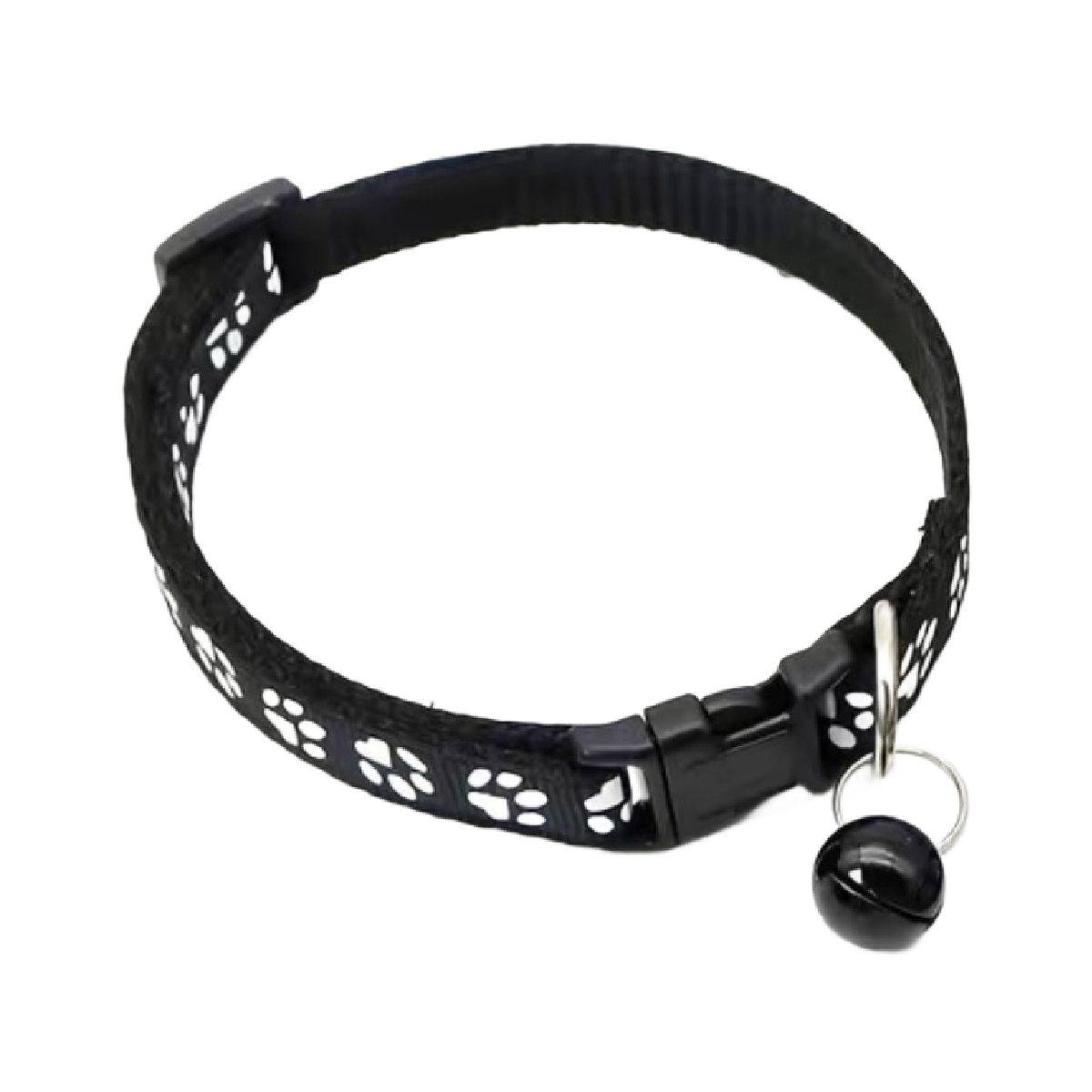 Pet Leash & Collar Combo Cat or Puppy Dog Paw Small 7.5"-12.5" Neck NEW 2pc Lot