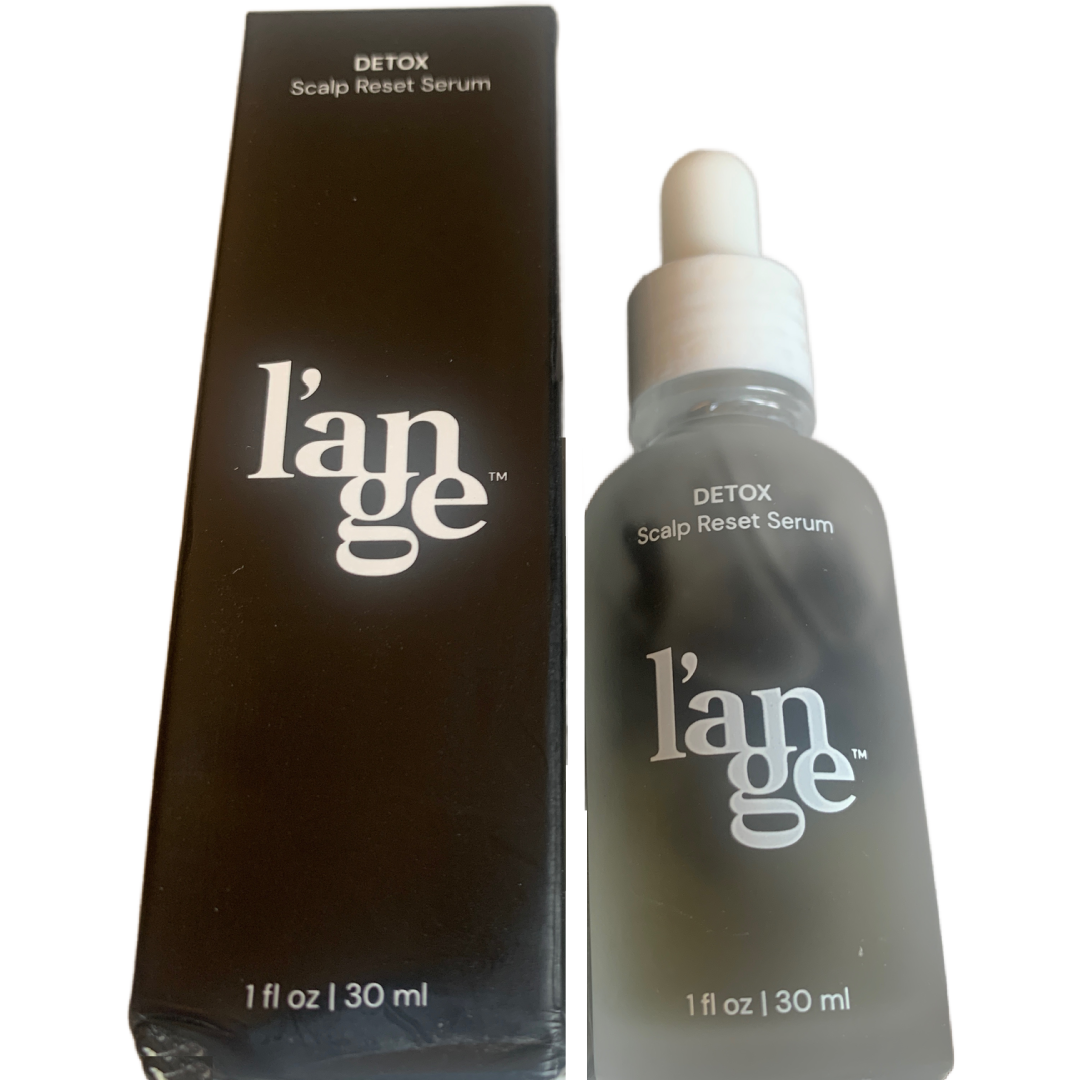 l'ange Detox Scalp Reset Serum w/ Charcoal Promotes Hair/ Scalp Health 1oz New