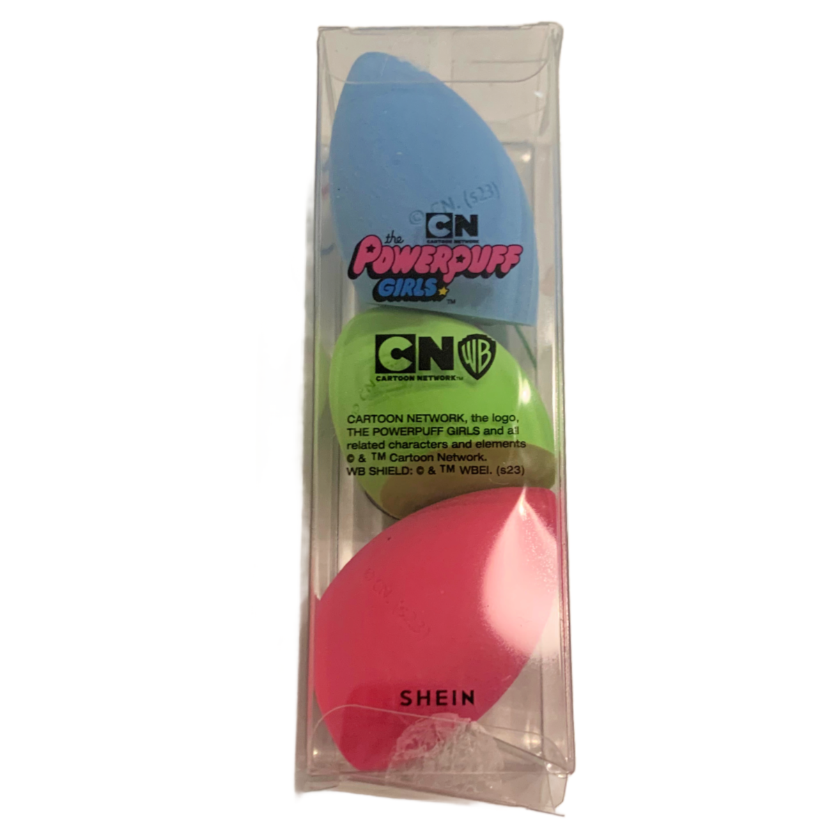 The Powerpuff Girls Makeup Blending Sponges 3pc Set Teardrop And Flat Edges NEW