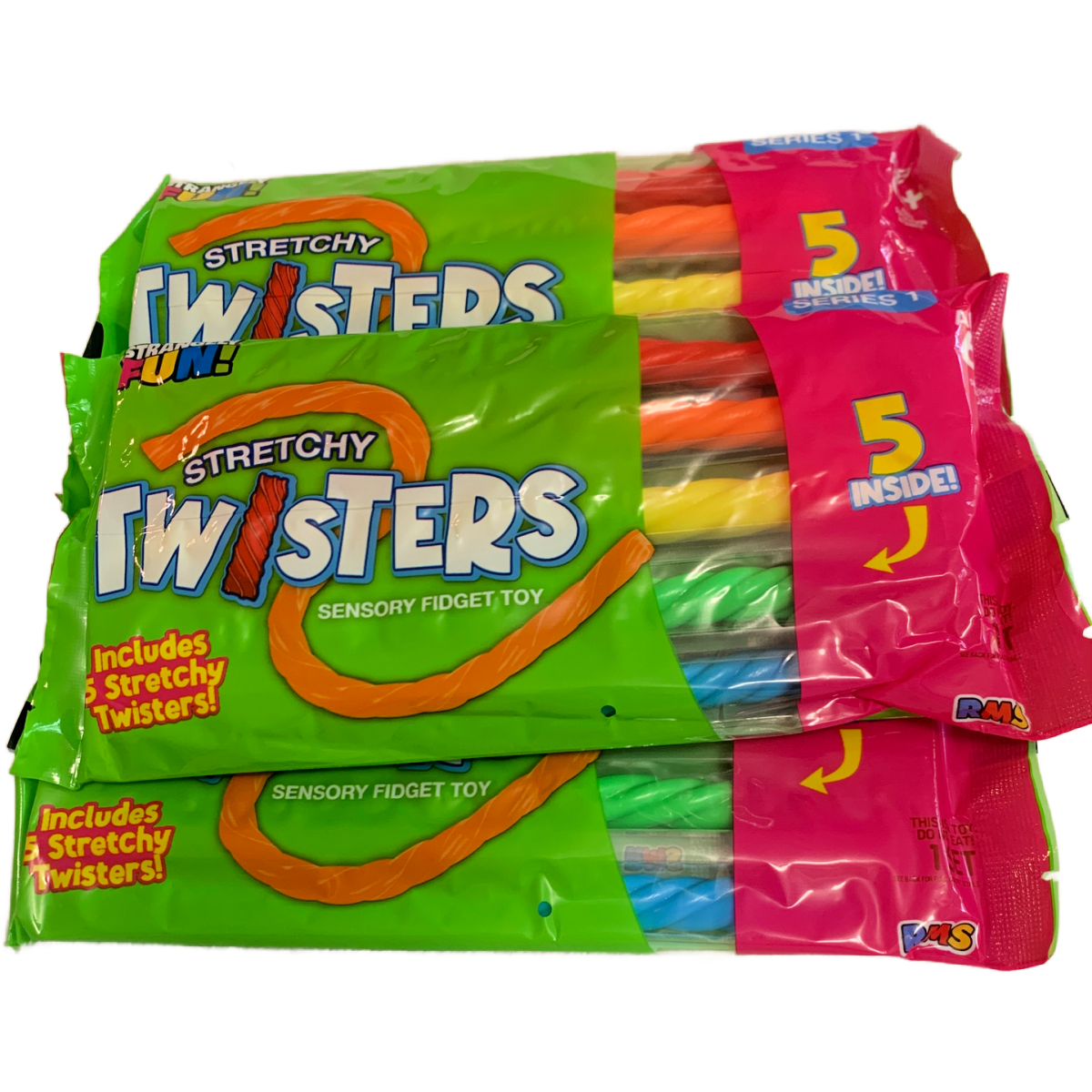 Set of Stretchy Twisters Sensory Fidget Toy Autism ADHD Anxiety Stretch