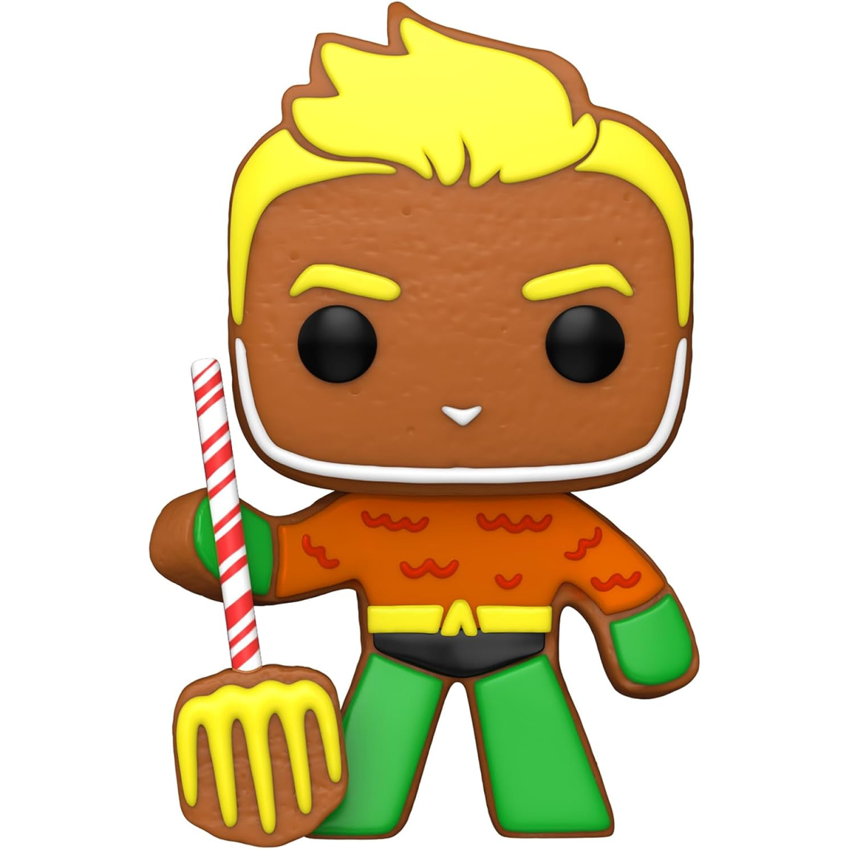 Funko Pop! Heroes DC Holiday Gingerbread Aquaman Batman Superman Flash Lot of 5