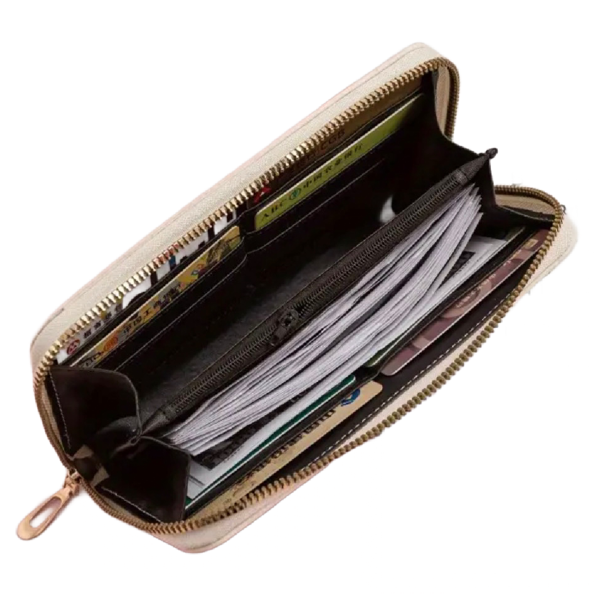 Stitch 7" Faux Leather Wallet Coin Zipper Pocket Bill Credit Card Slot