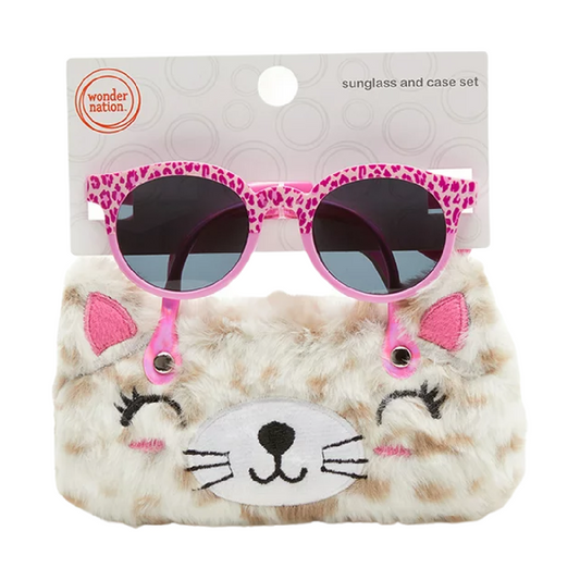 Kids Sunglasses & Case Set NEW