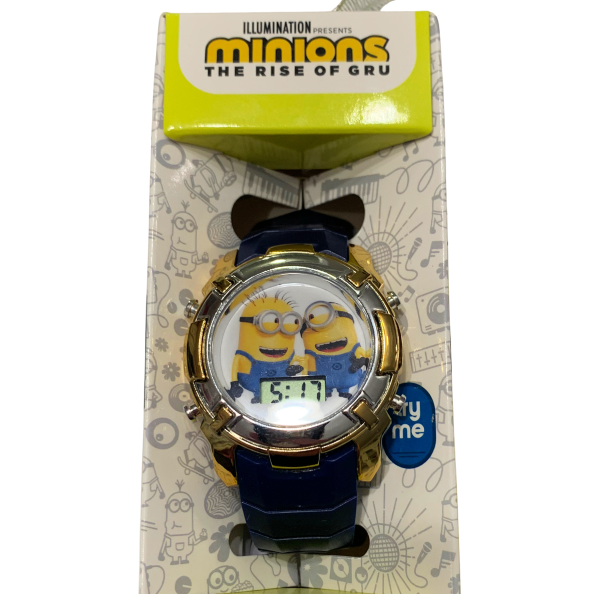 Illumination MINIONS The Rise Of Gru Flashing LCD Watch Unisex Kids Boy Girl NEW