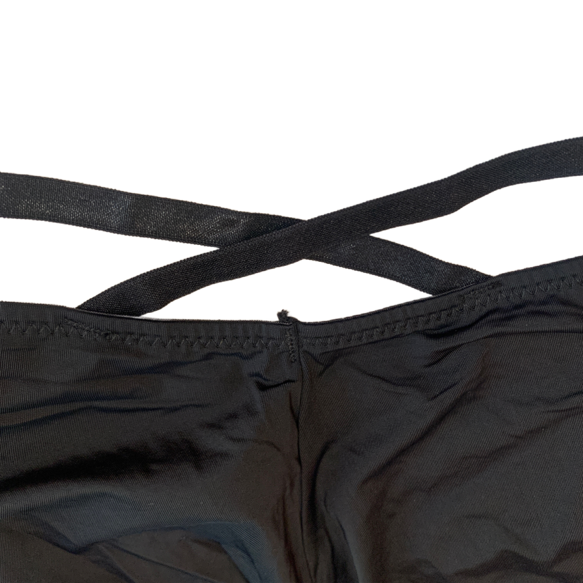 Splendies Ivy Midnight Wrap Up Cheeky Size 4X Black Satin Panties Lot of 3 Pairs