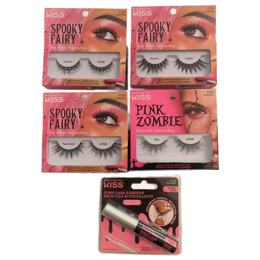 KISS Zombie Spooky Fairy Halloween False Eyelashes Ltd. Ed. HLASH 58, 61, 62, 78