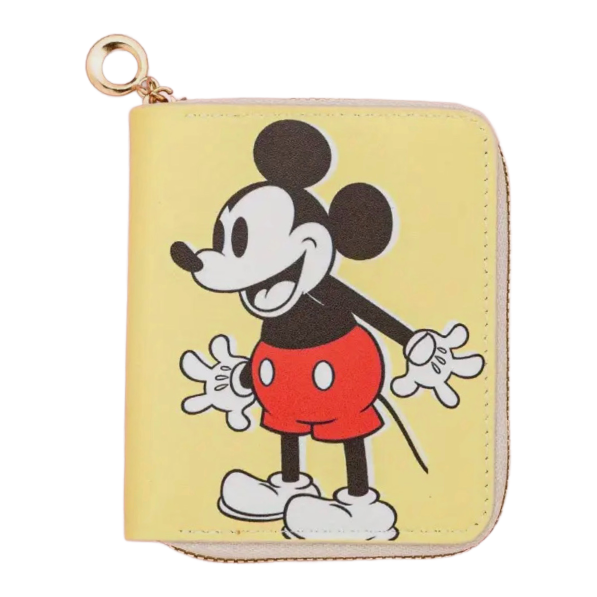 Disney 4" Faux Leather Wallet Zipper Coin Pocket Credit Card Slot New