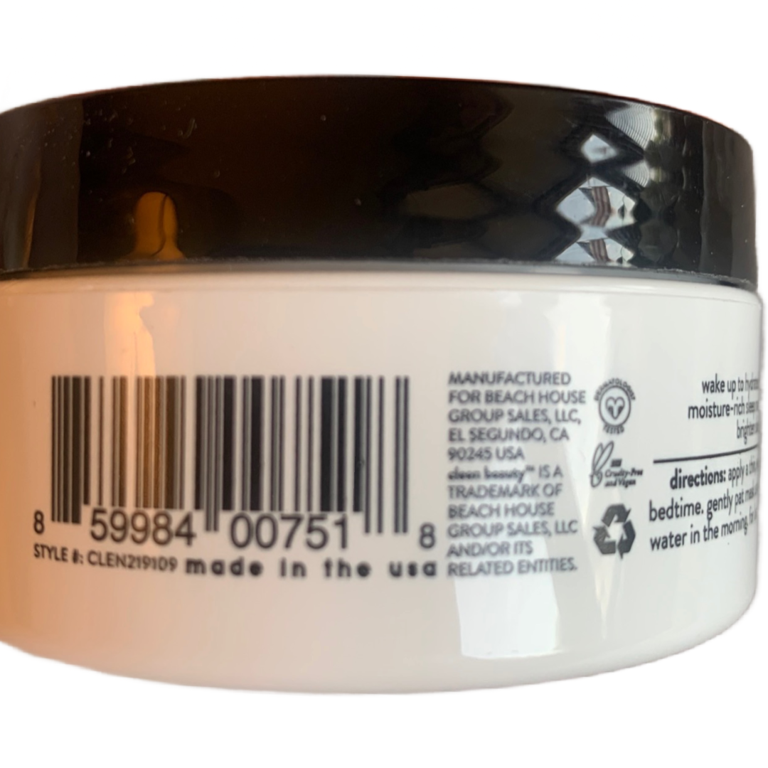 Cleen Beauty Avocado Butter Sleep Mask 2 fl oz - Sealed