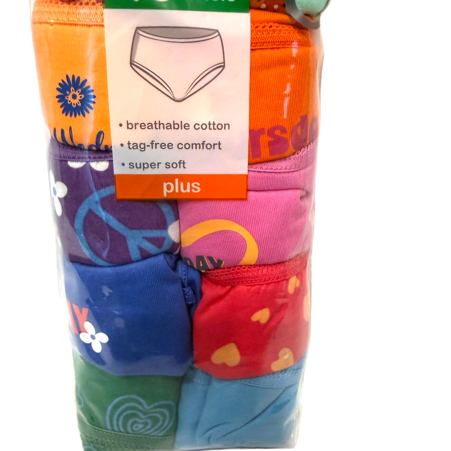 Girls Brief Panties Pack of 10 Pairs of Underwear NEW